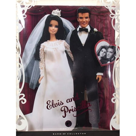 Elvis and Priscilla Barbie Doll Collector Set