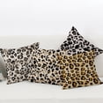 thumbnail image 4 of Pbobriich Leopard Print Throw Pillow Covers 16x16in Set of 4 Decorative Throw Pillow Cases for Home Bedroom, 4 of 5