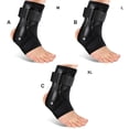 thumbnail image 2 of Soporte de tobillo Eigraketly Cinturón auxiliar Ajustable Baloncesto Voleibol Brace Protección de compresión Envoltura de pie Hombres Mujeres L, 2 of 6