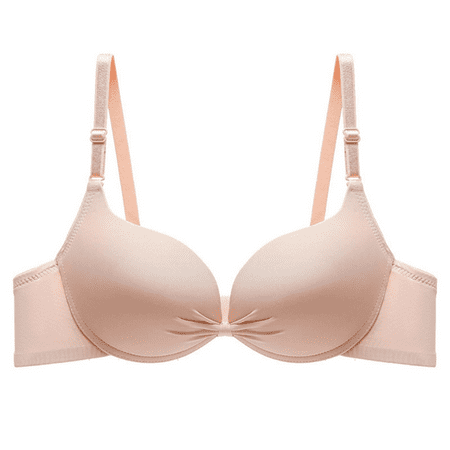 Fulorrnie Bras for Women Push Up Underwire Lift Comfort Lightly Lined Multiway Support ive Bra Beige 36
