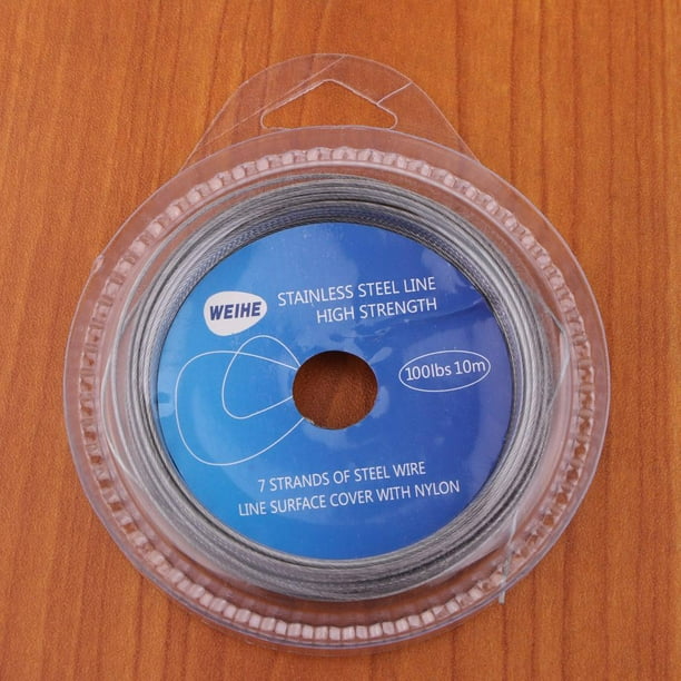 Cable Duradero de Acero Inoxidable Macarena Guía de Hilo a Prueba de Abrasión 10 m 60LBS 70LBS 80LBS 100LBS 120LBS