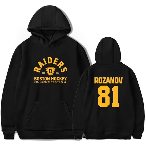 Heated Rivalry Merch Rozanov 81 Print Hoodie – Unisex Long Sleeve Pullover Sweatshirt, Casual Streetwear Top TV Series Fans