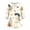 AY39_Beige, variant on IYYVV Halloween Mens Scrub Tops Plus Size V-Neck 3/4 Sleeve Nursing Scrub Pumpkin Print Uniforms with Pocket Black S