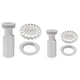 thumbnail image 1 of 2pcs Baño de baño Drenaje Drenaje Cocina Fregadero Funda de desodorización (Gray), 1 of 4