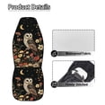 thumbnail image 7 of Uorisanigo Owl Flower Car Seat Covers Waterproof Front Seat Covers Automobile Front Seat Covers Easy to Install Car Interior Automotive Universal Fit Most Cars, 7 of 7
