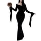 thumbnail image 1 of Disfraz Stciqok Morticia Addams para Halloween para mujer, negro, 1 of 6