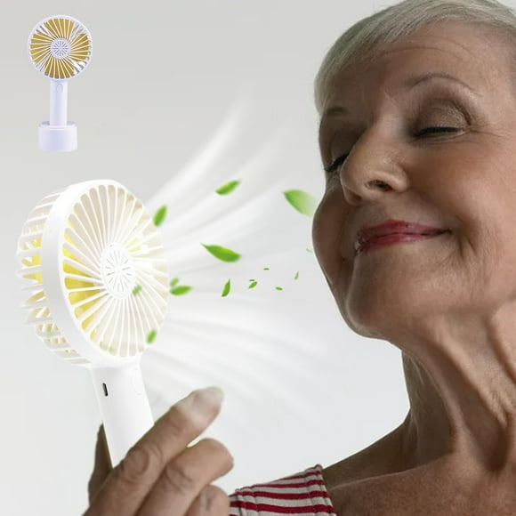 Campana Para Cocina Mini Handheld Fan Small Portable Privy Handheld Fan Battery Powered USB Rechargeable 3 Speed Adjustable Cute Fan Desk Desk Fan.