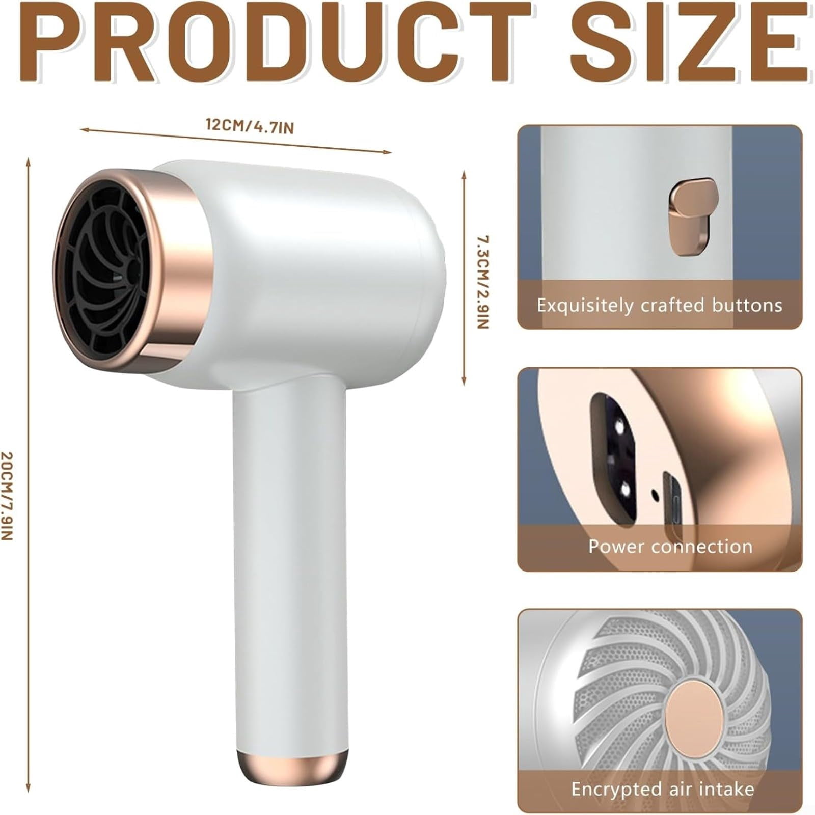 Cordless Rechargeable Hair Dryer With 3 Speeds And Heat Settings Portable Wireless Blow Dryer For Travel Home Gift, B