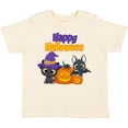 thumbnail image 3 of Inktastic Happy Halloween Black Cat Boys or Girls Toddler T-Shirt, 3 of 5