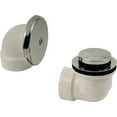 thumbnail image 1 of TOE TOUCH WASTE AND OVERFLOW KIT BRUSHED NICKEL PVC per 2 Each, 1 of 1