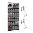 thumbnail image 1 of Organizador de zapatos Kotkn, 30 compartimentos, malla transpirable, gris, 1 of 7