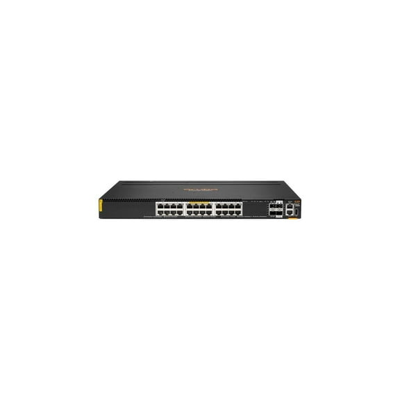 Aruba CX 6300 Layer 3 Switch - 24 Ports - Manageable - 10 Gigabit Ethernet, 25 Gigabit Ethernet, 50 Gigabit Ethernet - 10GBase-T, 25GBase-X, 50GBase-X - 3 Layer Supported - Modular - 4 SFP Slots - ...