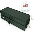 thumbnail image 2 of Hearth & Harbor Christmas Wrapping Paper Storage with Extra Christmas Storage Bins and Ribbon Storage Organizer, Gift Wrap Organizer with Wheels - Fits Up to 30 Rolls of 40", Green, 2 of 6