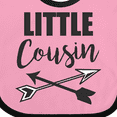 thumbnail image 4 of Inktastic Little Cousin with Arrows Boys or Girls Baby Bib, 4 of 4