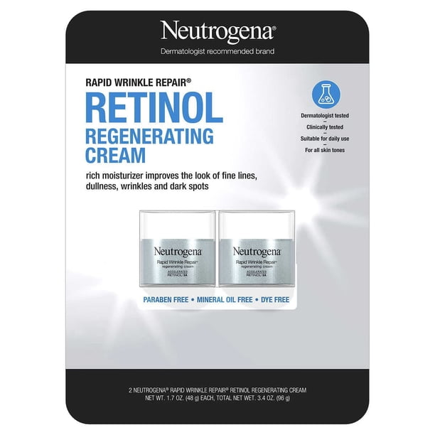 Crema hidratante Neutrogena Rapid Wrinkle Repair Retinol 50 ml x2