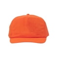 thumbnail image 2 of Nylon Crinkle Golf Cap - Neon Orange, 2 of 2