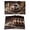 Brown, variant on Hot Coffee Placemats Set of 4, Cinnamon Cafe Beans Latte Cup Rustic Vintage Placemats for Dining Table, Place Mats for Kitchen Tabletop, Waterproof Wipeable Dining Table Mats Set