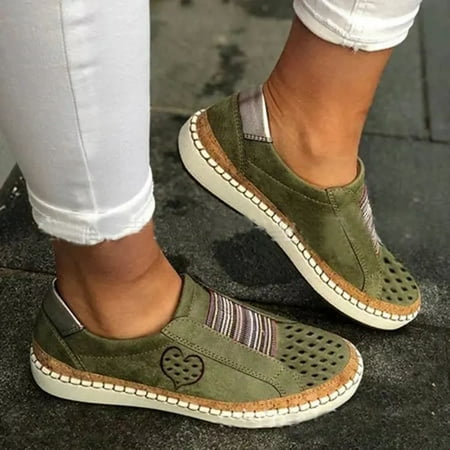 

Yedhsi Women s Slip On Shoes Slip-On Comfort Fashion Comfortable For Walking Sneakers Slip On Shoes Flats Shoes