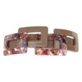 thumbnail image 1 of lionlar Barrette Française Grande à Imprimé Léopard avec Attache Queue de Cheval Pinces à Cheveux Accessoires#3 Rouge Brun, 1 of 8