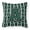 Green & White, variant on Carolines Treasures CJ1068-VPW1414 Letter V Football Purple & White Fabric Decorative Pillow