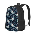 thumbnail image 1 of Fotbe Glowing Butterfly Mochila para Hombre y Mujer - Tela Oxford 600D Resistente - Mochila Impermeable de Gran Capacidad para Escuela, Viajes y Senderismo, 1 of 6