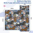 thumbnail image 5 of Dachshund and Flower Toddler Nap Mats for Kids Preschool,Sleeping Mat Bag or Kids,Toddler Sleeping Bag,Toddler Nap Mat or Daycare, 5 of 6