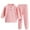 Pink, variant on POIUYTR Toddler Thermal Loungewear Set Kid Boys Girls Long Sleeve Henley Shirt & Long Pants Underwear Set for Fall/Winter Night Sleep 1-11Y
