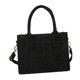 thumbnail image 4 of Bolso bandolera de fieltro Yuyangstore para mujer informal elegante ligero de un solo hombro negro, 4 of 8