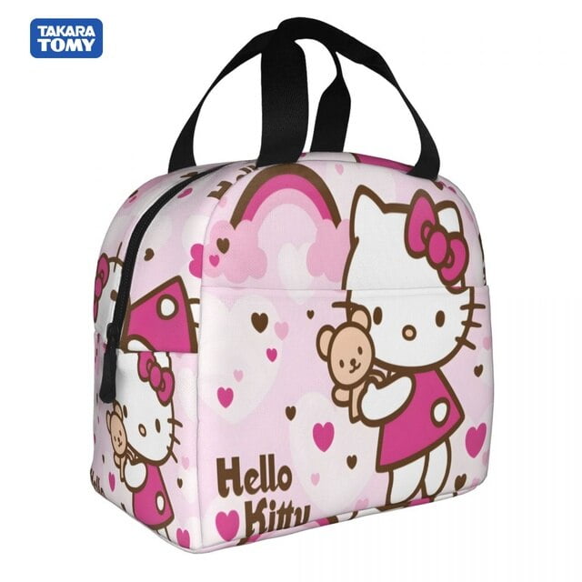 Sanrio Hello Kittys Insulated Lunch Bag for School Kids Office Sac
