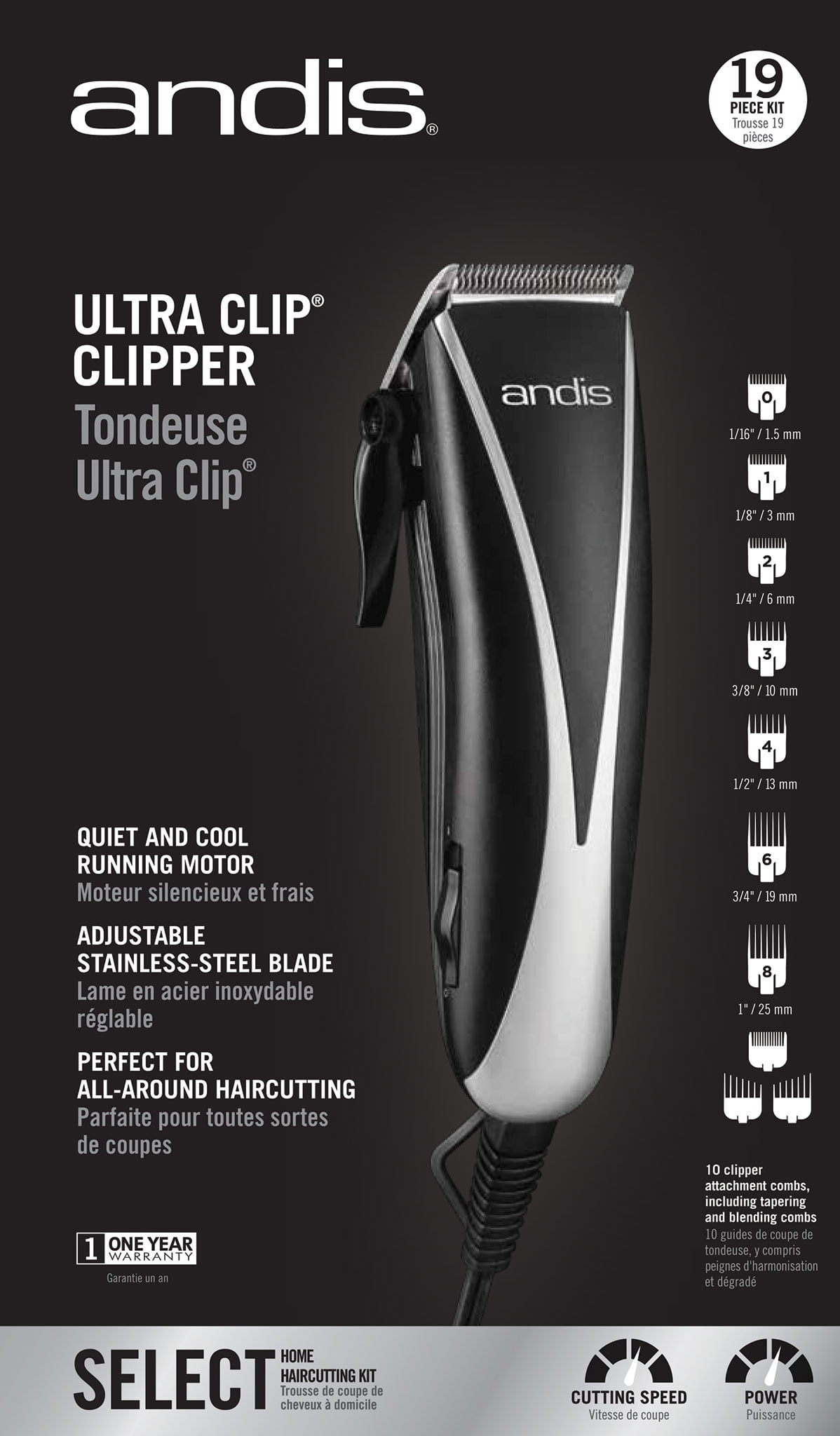 andis ultra clip adjustable blade clipper