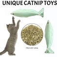 thumbnail image 3 of 2 Pcs Jouet à l'Herbe à Chat pour Chat d'Intérieur Poisson Mignon Jouet Interactif à Mâcher, 3 of 5