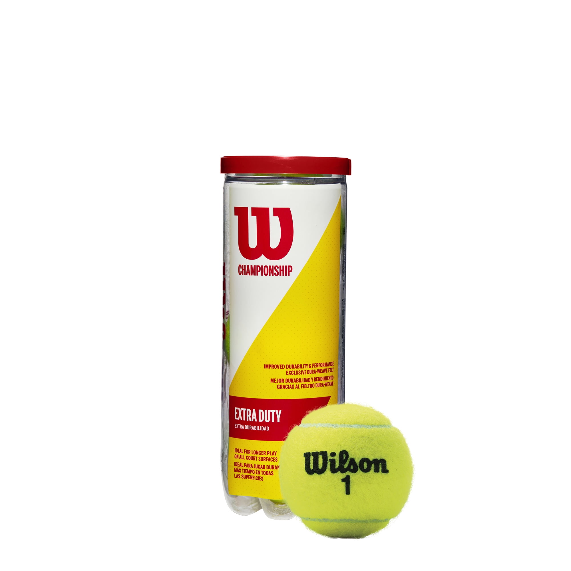 Wilson Championship Xtra Duty Tennis Ball, 20 Pack of 3 Ball