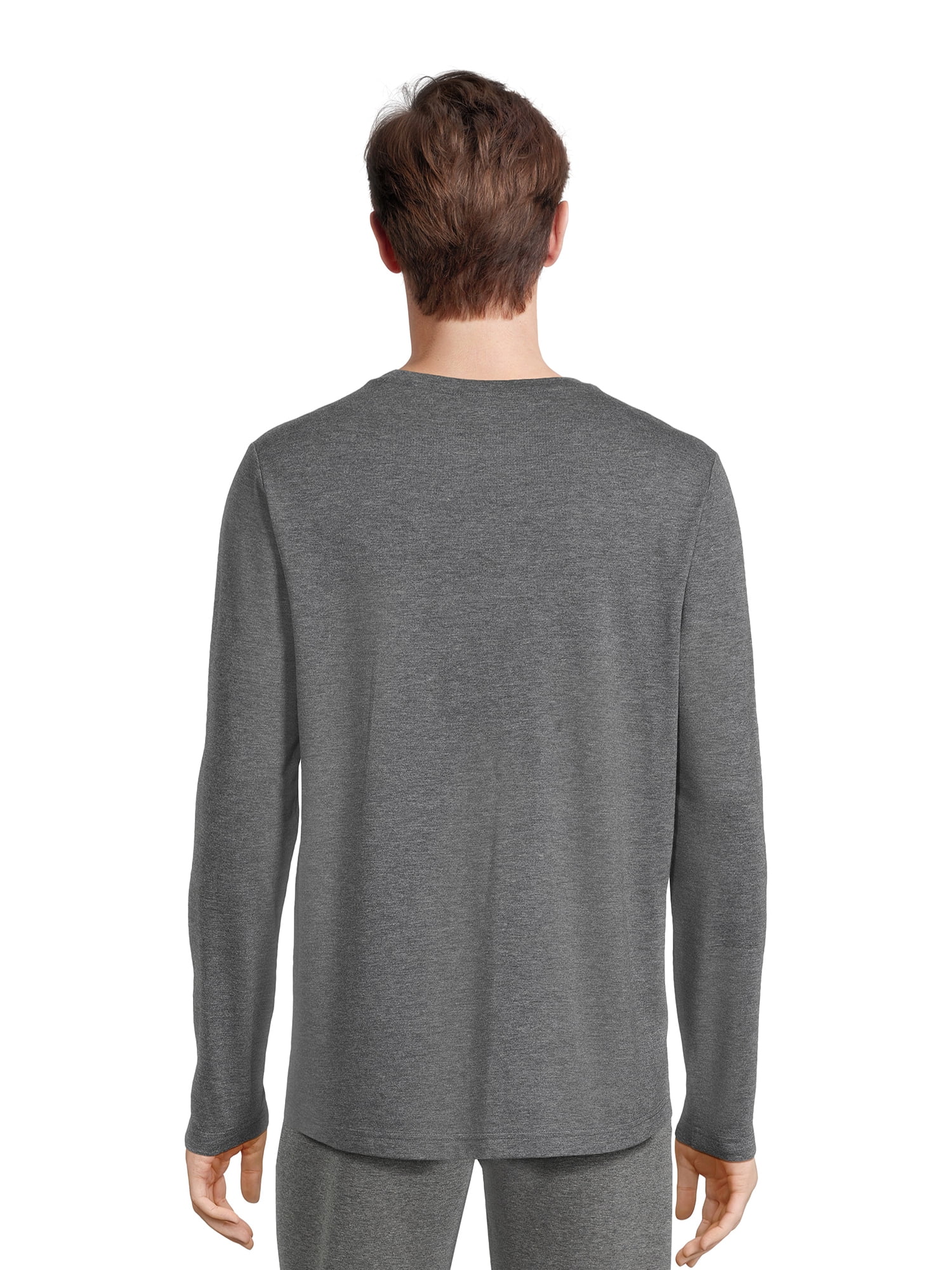 Athletic Works Men's Tri-Blend Active T-Shirt with Long Sleeves, Sizes S-3XL