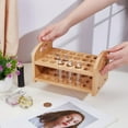 thumbnail image 3 of Rollerball Perfume Organizer 24 Spaces Wooden Perfume Storage Holder Beauty Scent Storage Makeup Lipgloss Lipstick Display Case Dresser Organizer for Bedroom Vanity Shelf Countertop, 3 of 5