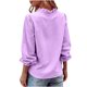 thumbnail image 5 of Tamaño Más Túnica de Manga Larga Tops para las Mujeres, V-Cuello Suelto Ajuste Camisa Casual, 5 of 9