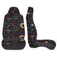 thumbnail image 3 of Sikiie Cartoon Pride Lgbt Car Seat Protector 2 Pack Car Seat Cushion Mat, Car Seat Covers for SUV, Truck, Van, 3 of 7