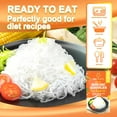 thumbnail image 4 of Shirataki Noodle, DIET COOKER Premium Konjac Noodle, Keto & Vegan Friendly, 9.52 oz, Odor Free, Low Calorie Pasta, Zero Net Carbs, Healthy Diet Food - Angel Hair (6 Packs), 4 of 9