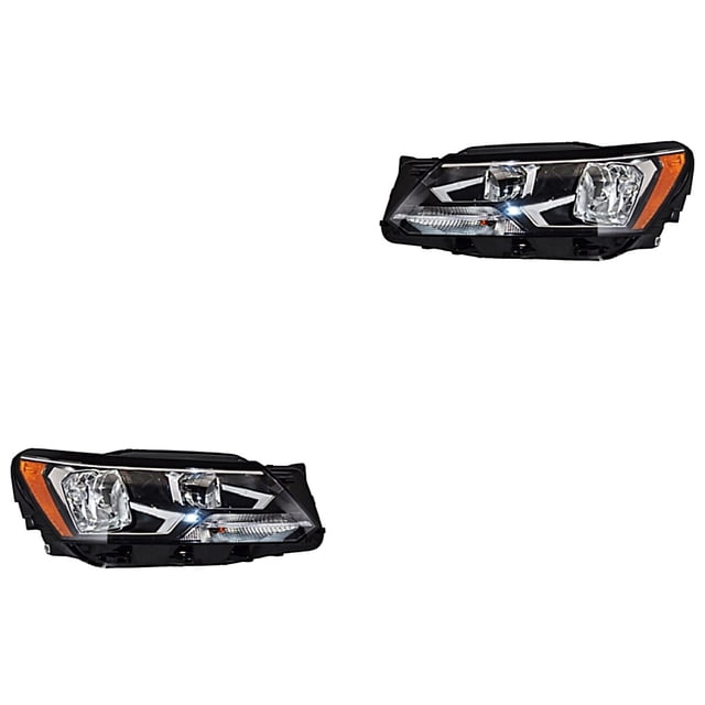 Par de Faros Passat 2016 A 2018 Volkswagen TYC