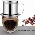 thumbnail image 6 of 4X Vietnamese Coffee Filter Coffee Press Maker Reusable Phin Infuser Strainer Pot Coffee Drip Brewer Manual Coffee, 6 of 7