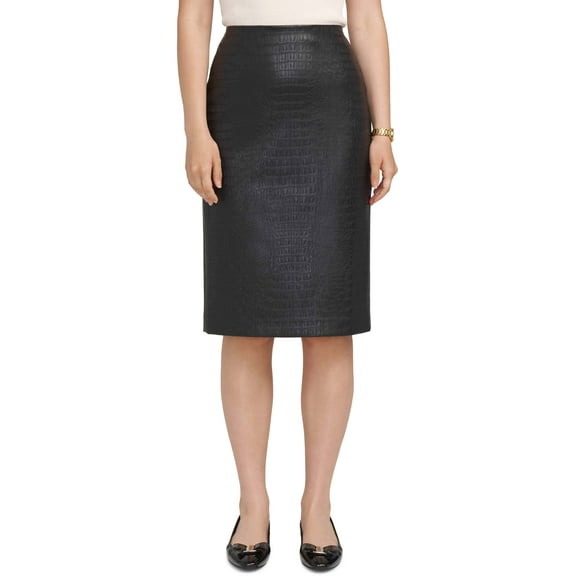 Women's Faux Leather Skirt Anne Black 4
