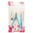 thumbnail image 1 of 3 Piece Professional Manicure Pedicure Nail Art Tool Set Clippers, 1 of 1