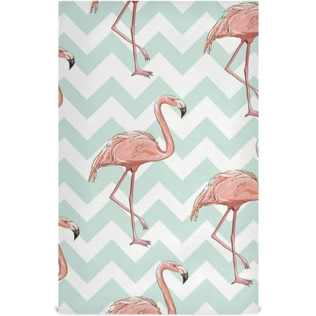 

Hyjoy Flamingo Kitchen Dish Towel Set of 4 Super Absorbent Soft Drying Cloth Tea Bar Towels 28 x 18 Inch