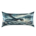 thumbnail image 3 of JSTEL Dragon in Sky Satin Pillowcase Queen Size Pillow Cases Envelope Closure Bed Pillow Cover, 20 x 30 inch, 3 of 9