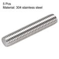 thumbnail image 2 of Unique Bargains M10 x 50 mm Tige Entièrement Filetée en Acier Inoxydable 304 Filets à Droite Lot de 5, 2 of 4