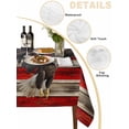 thumbnail image 2 of American Flag Table Cloth, Eagle Blue Red USA Flag Retro Waterproof Tablecloth for Rectangle Tables, Reusable Washable Fabric Table Cover for Restaurant Kitchen Dining Tables 60"x120", 2 of 6