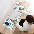 thumbnail image 3 of Long Mouse Pads for Desk,White Dinosaurs Palms Clouds Pattern Desk Mats on Top Of Desks, Desk Mouse Pad Extra Large with 3mm Non-Slip Base and Stitched Edge for Gaming,Office,Work,Home 31.5"x11.8", 3 of 6