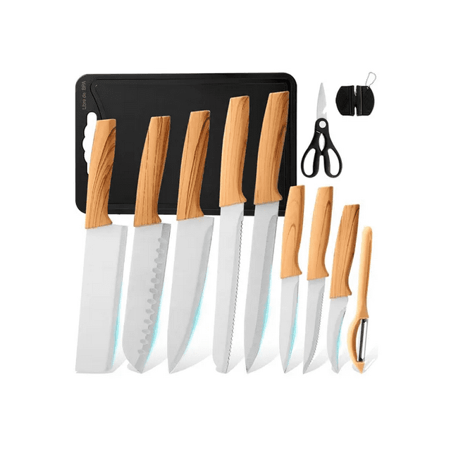 cuchillos de cocina profesionales juego de cuchillos acero inoxidable juego de cuchillos Xtellar cafe