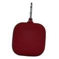 thumbnail image 4 of Auriculares inalámbricos con funda protectora de silicona suave para Pro y mosquetón Vino rojo, 4 of 6