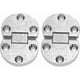thumbnail image 1 of 2 Pieces Flap Hinges, Sewing Machine Table Recessed Hinge Self Supporting Flip Top Hinge Screw Folding Flap, 1 of 5
