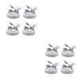 thumbnail image 4 of Yuarrent Pack of 4 Jars Sealers Sealing Machine Vacuum Cap Snack Bottle Canning Storage Attachment Lids for Kitchen Restaurant gris claro 2Conjunto, 4 of 6